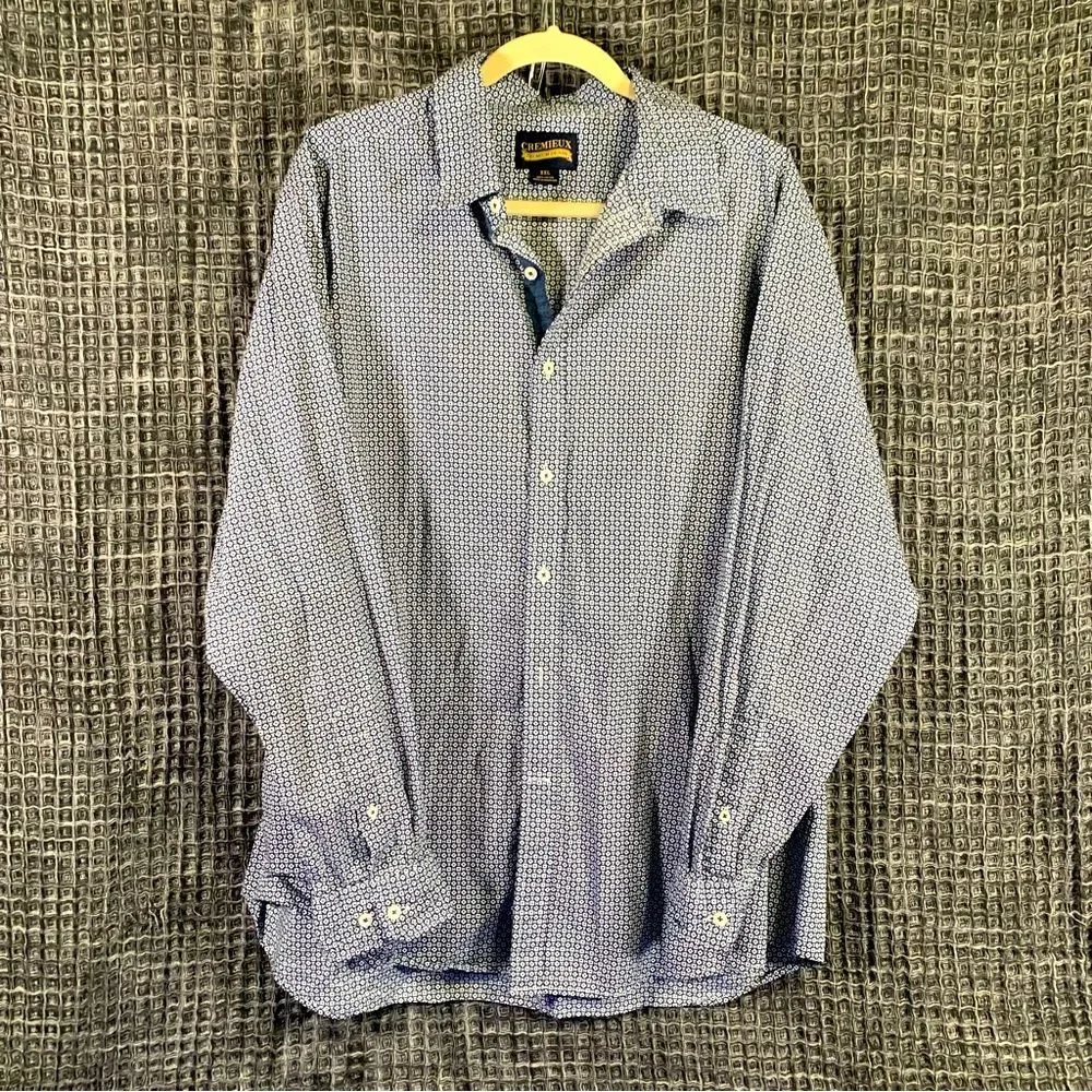 Cremieux Premium Denim Long Sleeve Button Down Shirt XXL #624 - Picture 1 of 10
